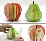 Nette personifizierte Notiz-Auflagen, Form-Gewohnheit der Frucht-3D personifizierten Notizblöcke