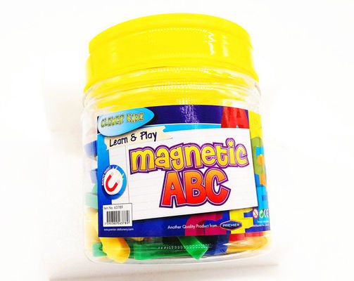 Magnetisches Alphabet-und Zahl-Plastik mit Plastikkasten, kundenspezifische verschiedene Farben, Sitz für alles Zinnblech-Brett