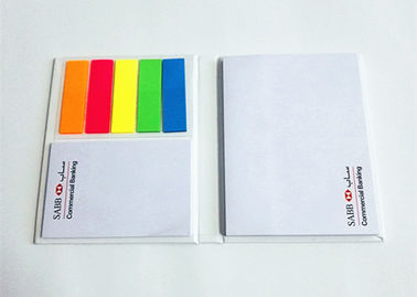 Farbenfrohe Streifen und Hardcover Post seine Notizen kundenspezifische Klebenotizen mit Big Memo Pad und Small Memo Pad