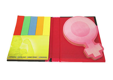 Custom Sticky Notes Die Cut Hardcover Post Seine selbstklebenden Memo Pads und Farbstreifen für kreative und lustige Notizen