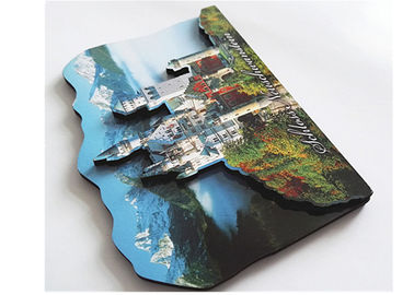 Fotodrucker 3D-Kühlschrank Magnet MDF Holzkühlschrank Magnet Personalisierte Fotokühlschrank Magnete
