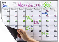 Monatlicher Planer Kühlschrank 17X12 Zoll Magnetischer Dauerkalender Magnetische Notizbücher