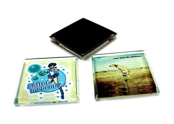 STARKE & LANGLEBIGE Glas-Kühlschrankmagnete, Acryl-Magnet-Kühlschrankaufkleber Heimdekoration