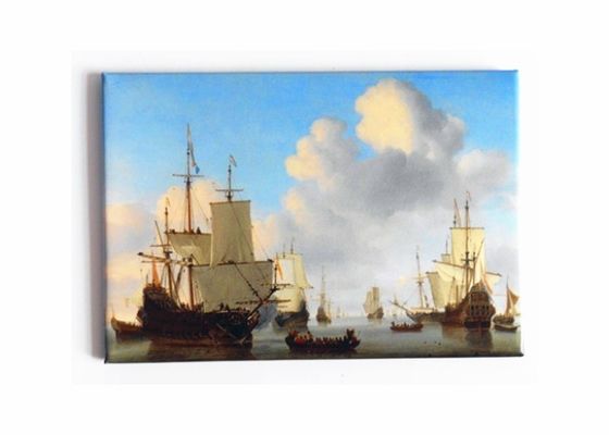 Ausgewähltes Reisesouvenir 78 X 54 mm Blechkristallkühlschrank Magnet Souvenir Kühlschrank Magnete