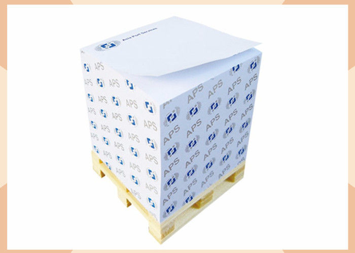 Individueller Druck von Notizblöcken auf 4 Seiten mit Holzpalette, 80 g/m² holzfreies Papier, schnelle Bearbeitung und OEM/ODM verfügbar