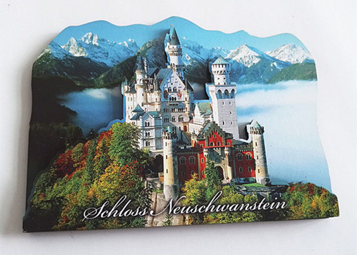Fotodrucker 3D-Kühlschrank Magnet MDF Holzkühlschrank Magnet Personalisierte Fotokühlschrank Magnete